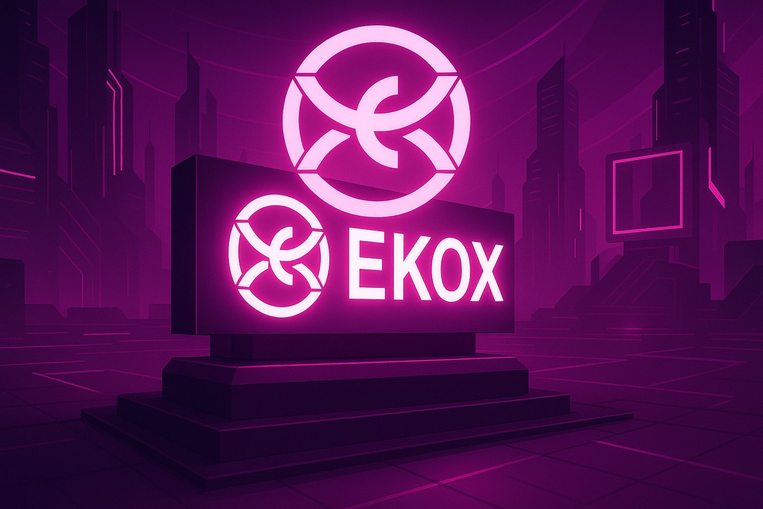 Illustration of eXETH token seamlessly flowing across multiple DeFi protocols, representing unified liquidity and modular security in Ethereum restaking.