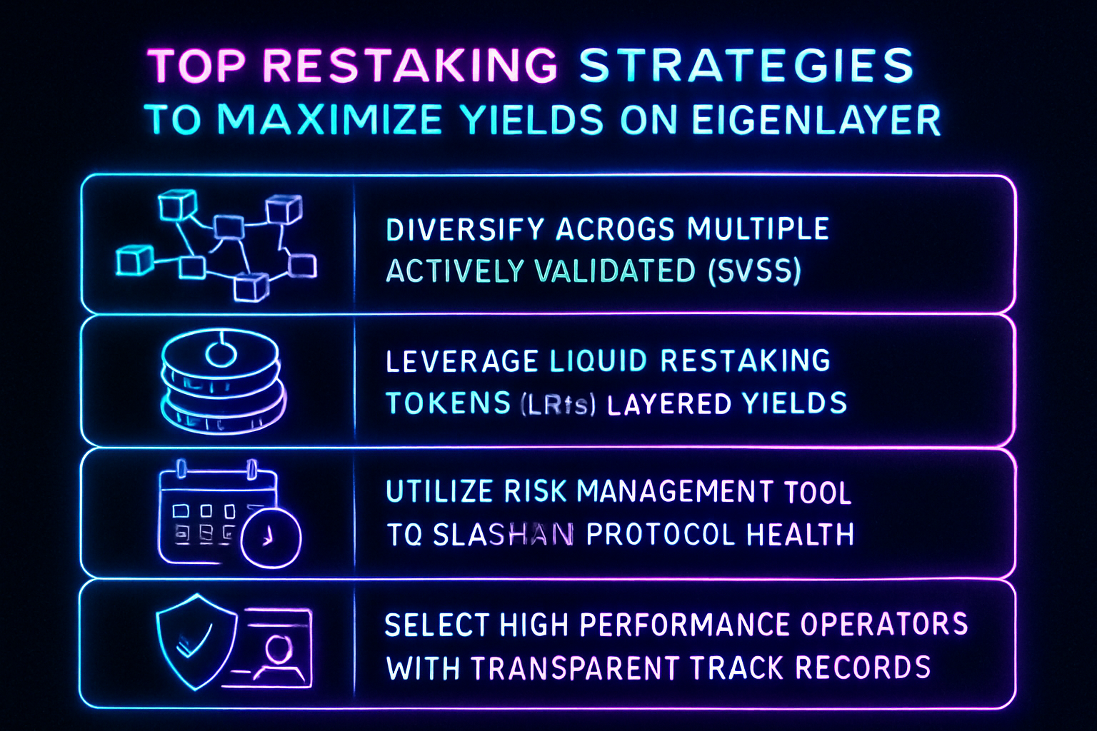 Top Restaking Strategies to Maximize Yields on Eigenlayer