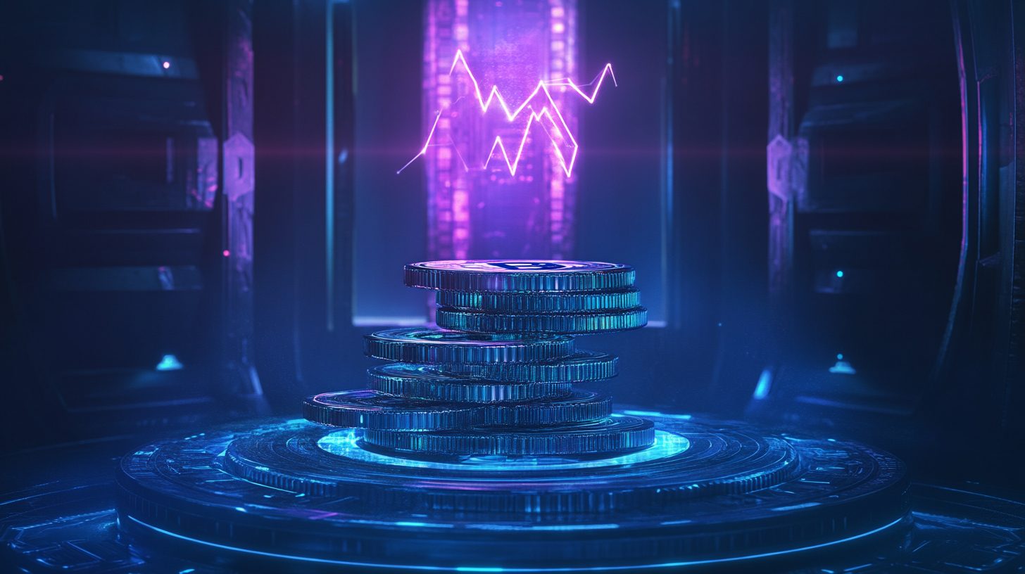 Illustration of Ethereum restaking with EigenLayer showing ETH rewards compounding across multiple blockchain protocols in 2024.