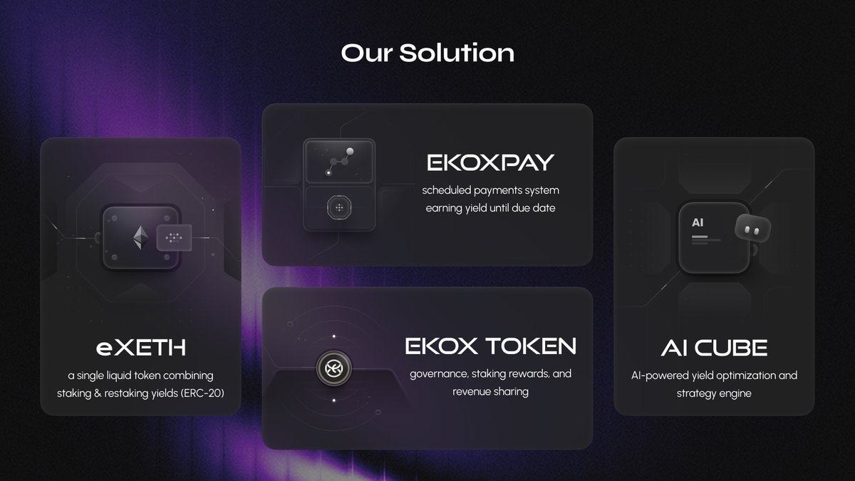 eXETH token displayed in a DeFi dashboard interface, showcasing liquid restaking and yield strategies on Ethereum
